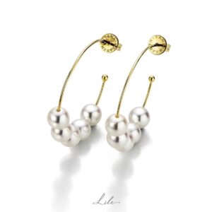 kolczyki z perłami Lilev
