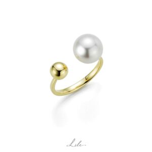 pierścionek z perłą Lile