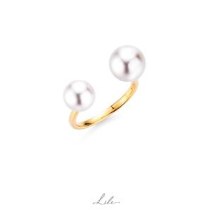 pierścionek z perłami Lile