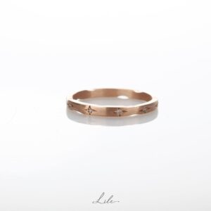Lile Give Love Złoty pierścionek z brylantem N15