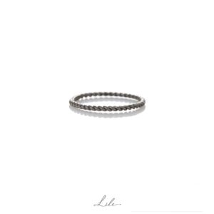 Minimalistyczny pierścionek srebrny Lile Give Love N9